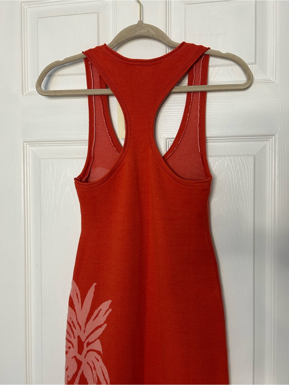 Anthropologie Celandine Flamingo Knit Midi Dress - Picture 11 of 15
